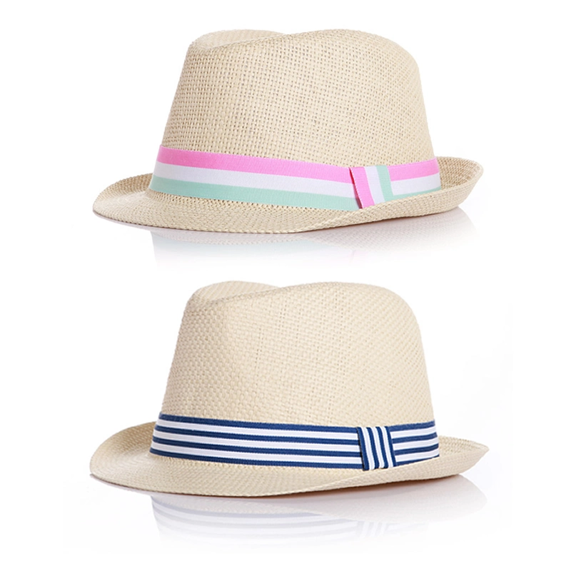 Children Paper Bucket Summer Fashion Comfortable Mesh Adjustable Wholesale Kids Straw Hat