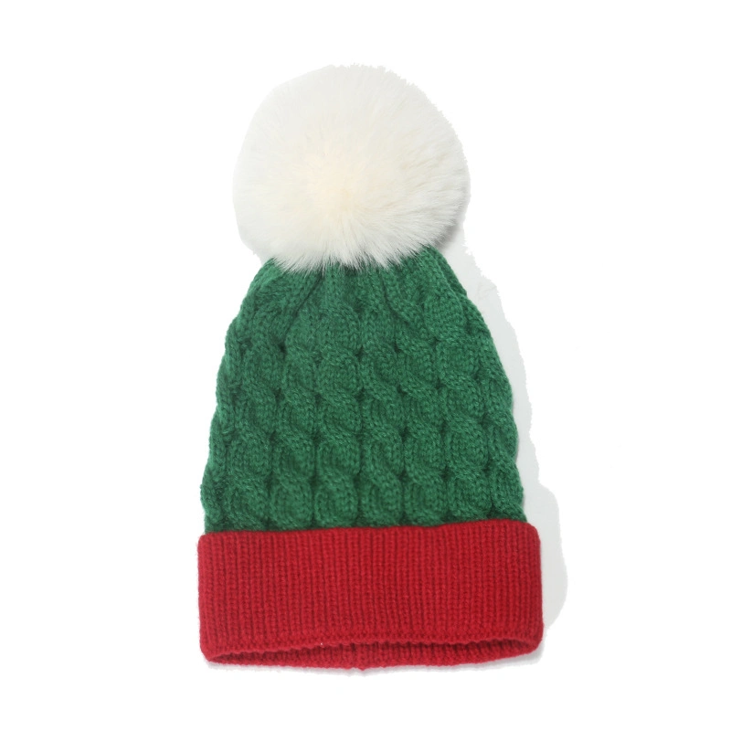 Wholesale Christmas Children Kids Winter Warm Knitted Cap Beanie Hat