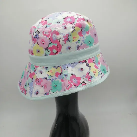 2023 Design speciale reversibile carino colorato stampa estate bambino pescatore cappello da sole in poliestere cotone per bambini cappello da pescatore