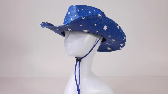 Cappello di paglia in PP carino per bambini con fiocco in nastro, parasole per bambino con visiera ondulata